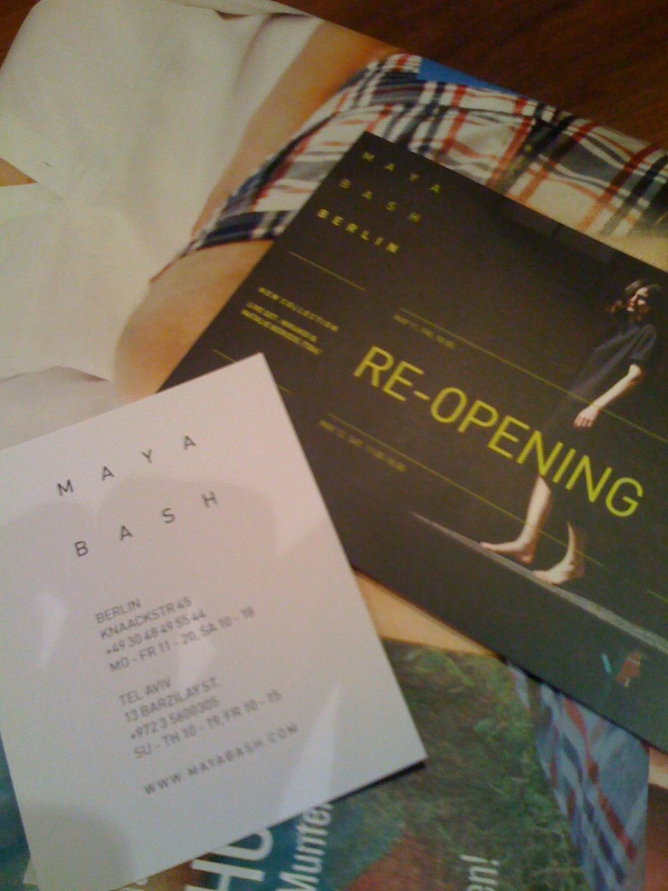 <!--:en-->Israeli Designer !!i Maya Bash Shop opening in Berlin<!--:-->